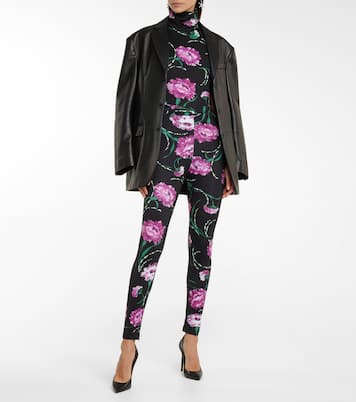 Leggings de tiro alto florales | Rodarte