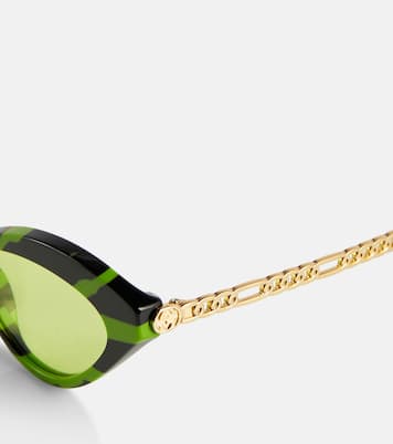 Gafas de sol cat-eye estampadas | Gucci