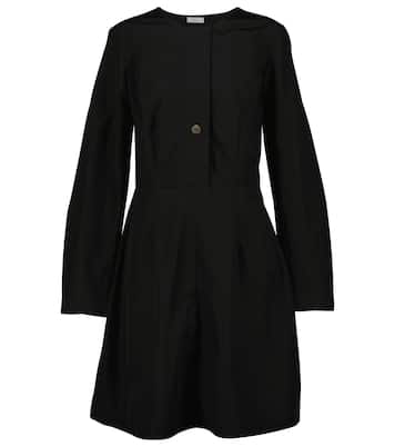 Cotton-blend poplin minidress | Deveaux New York