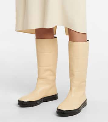 Botas altas Billie de piel | The Row