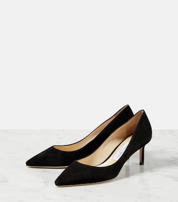 Escarpins Romy 60 en daim | Jimmy Choo