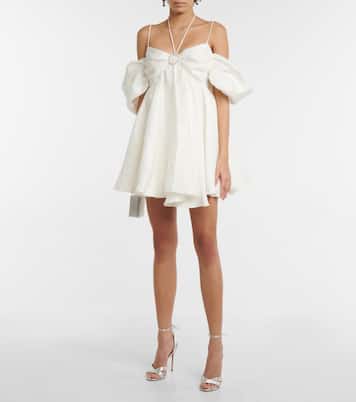 Embellished off-shoulder minidress | Rasario