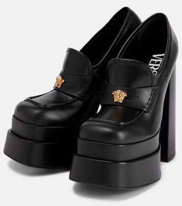Mocassins Aevitas à plateau en cuir | Versace