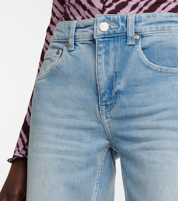 Girlfriend mid-rise cropped jeans | AG Jeans