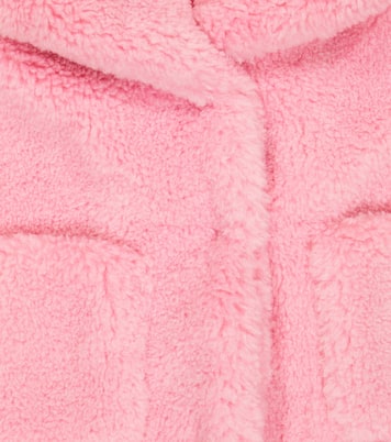 Mantel aus Faux Fur mit Fransen | Monnalisa