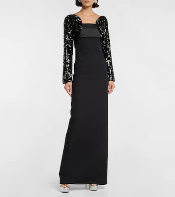 Robe Liza aus Crêpe | Safiyaa