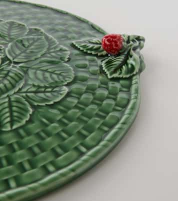 Strawberries ceramic cheese tray | Bordallo Pinheiro