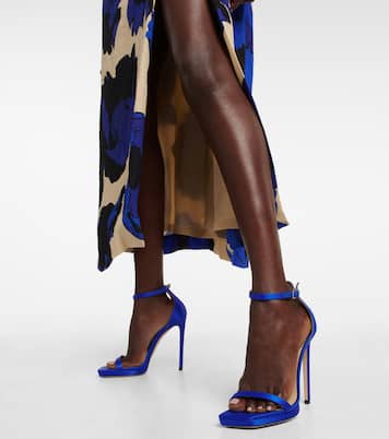 Alva 120 satin sandals | Jimmy Choo