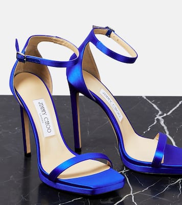 Alva 120 satin sandals | Jimmy Choo