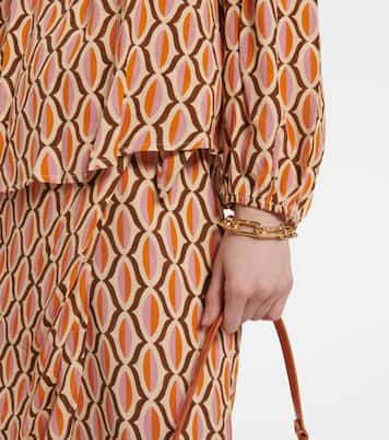 Blusa Laura de crepé estampada | Velvet