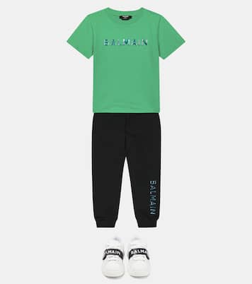 T-Shirt aus Baumwolle | Balmain Kids