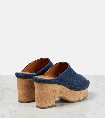 Mules con plataforma Oli en denim | Chloé