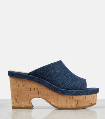Mules con plataforma Oli en denim | Chloé
