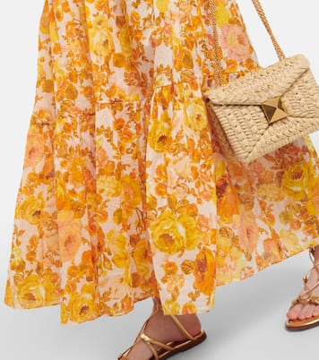 Abito lungo in cotone con stampa floreale | Zimmermann