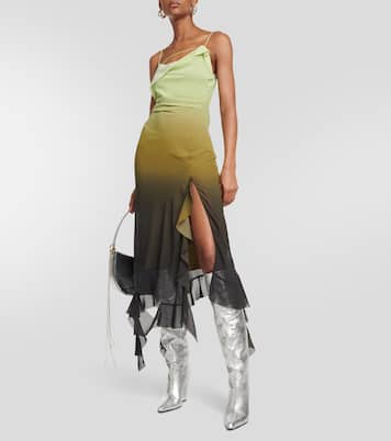Jane metallic leather knee-high boots | Paris Texas