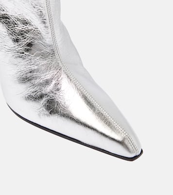 Jane metallic leather knee-high boots | Paris Texas
