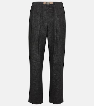 Gerade Mid-Rise-Hose | Brunello Cucinelli