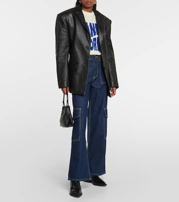 Bottines Chelsea en cuir synthétique | Ganni