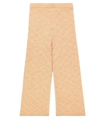 Ona knitted checked wool pants | Morley
