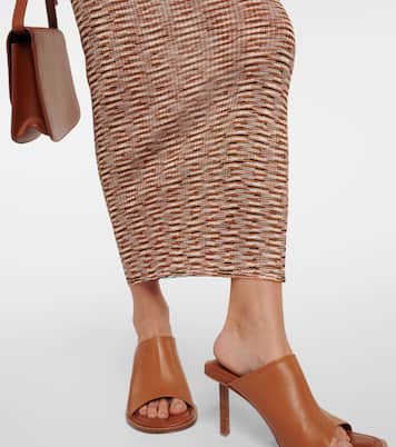 High-Rise-Maxirock aus Strick | Missoni