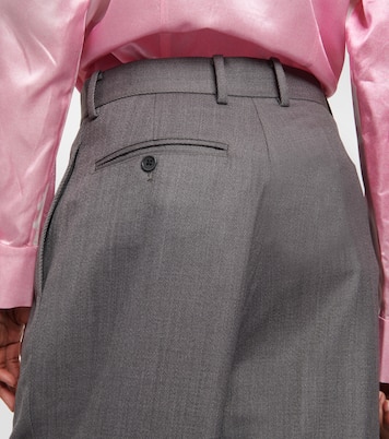 Wool-blend twill straight pants | Jacques Wei