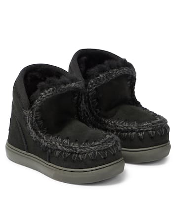 Sneakers in suede e shearling | Mou Kids