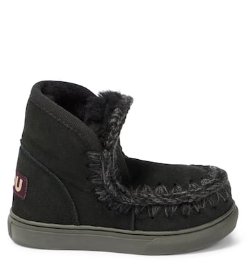 Sneakers in suede e shearling | Mou Kids