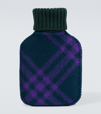 Checked wool hot water bottle | Burberry