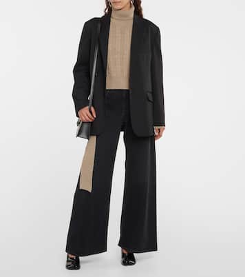Jersey cropped en mezcla de lana | MM6 Maison Margiela