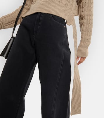 Jersey cropped en mezcla de lana | MM6 Maison Margiela