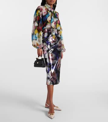 DG patent leather slingback flats | Dolce&Gabbana