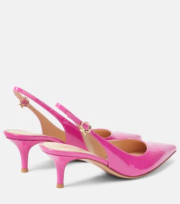 Slingback-Pumps Ribbon 55 aus Lackleder | Gianvito Rossi