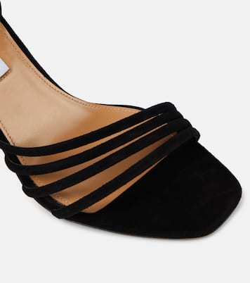Sandalen Latour 75 aus Veloursleder | Aquazzura
