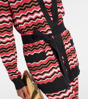 Cárdigan de mezcla de algodón en zigzag | Missoni