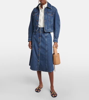 Slides Klaire in denim | See By Chloé