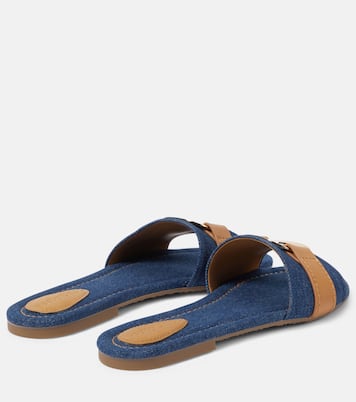 Slides Klaire in denim | See By Chloé