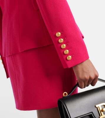 Double-breasted virgin wool blazer | Balmain