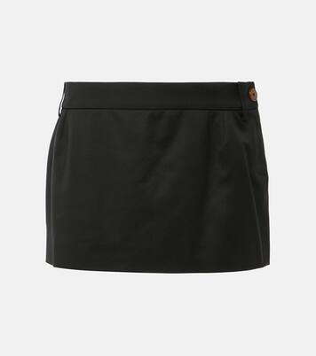 Minifalda de lana de tiro bajo | Vivienne Westwood