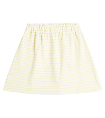 Gonna in jersey di cotone a righe | Bonpoint