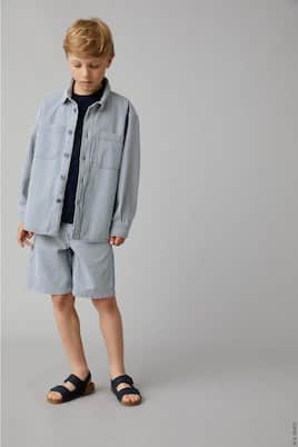Bermuda-Shorts aus Baumwolle und Leinen | Il Gufo