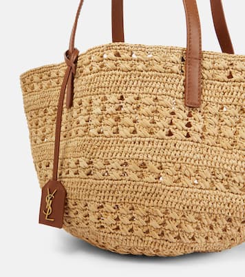 Panier Small raffia basket bag | Saint Laurent