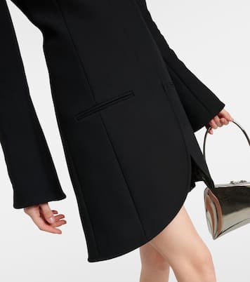 Mantel Ellipse aus Crêpe | Courrèges