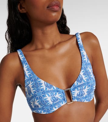 Top de bikini Bel Air estampado | Melissa Odabash