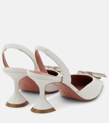 Escarpins Begum 70 en cuir | Amina Muaddi
