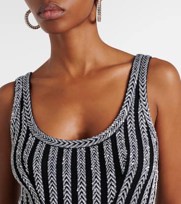 Top a zig-zag con paillettes | Missoni