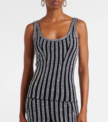 Top a zig-zag con paillettes | Missoni