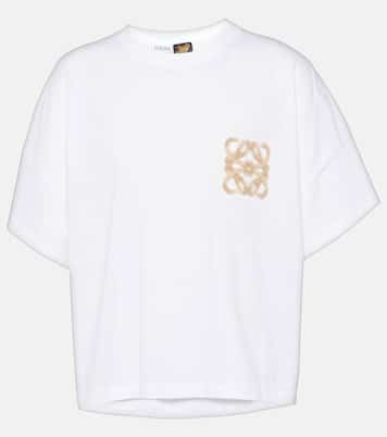 Camiseta Paula's Ibiza de algodón con anagrama | Loewe