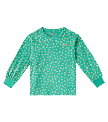 Bedrucktes Top Daisies aus Baumwolle | Tinycottons