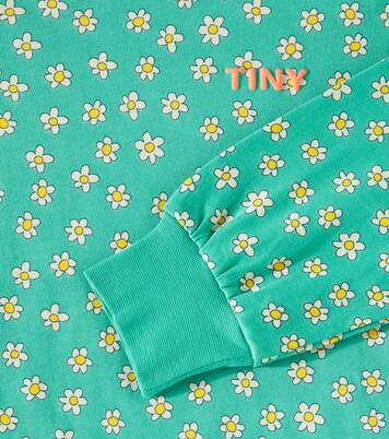 Bedrucktes Top Daisies aus Baumwolle | Tinycottons