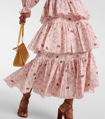 Falda midi Ottie floral | Zimmermann